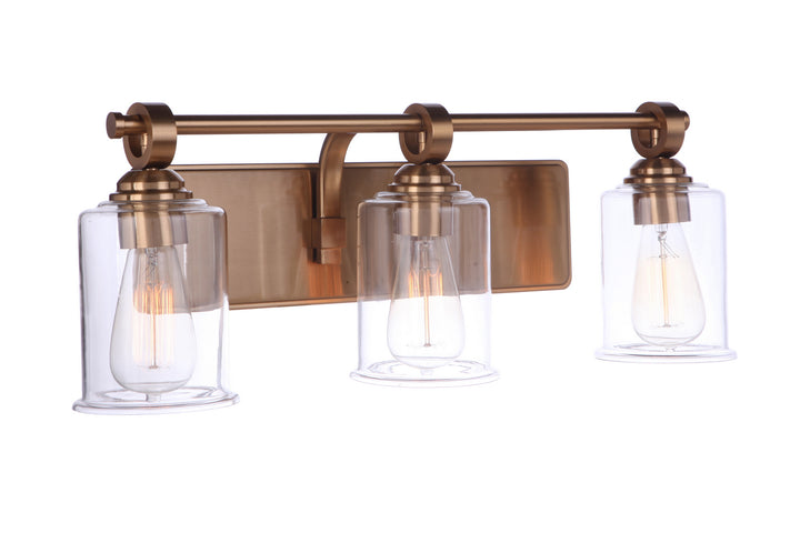 Craftmade Romero 56403-SB Bath Vanity Light 25 in. wide - Satin Brass