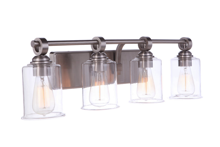 Craftmade Romero 56404-BNK Bath Vanity Light 31 in. wide - Brushed Polished Nickel