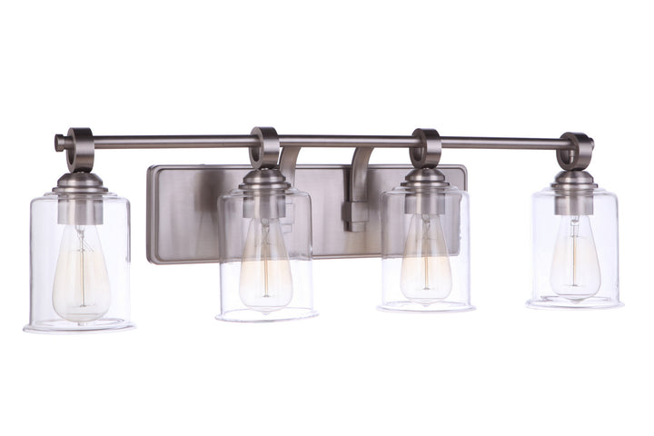 Craftmade Romero 56404-BNK Bath Vanity Light 31 in. wide - Brushed Polished Nickel