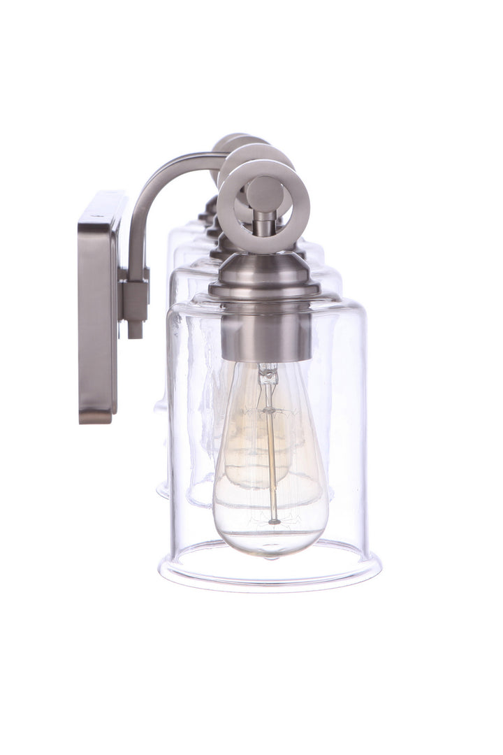 Craftmade Romero 56404-BNK Bath Vanity Light 31 in. wide - Brushed Polished Nickel