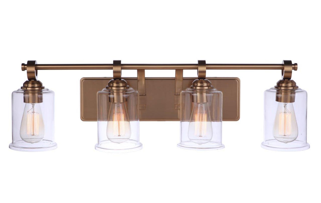 Craftmade Romero 56404-SB Bath Vanity Light 31 in. wide - Satin Brass