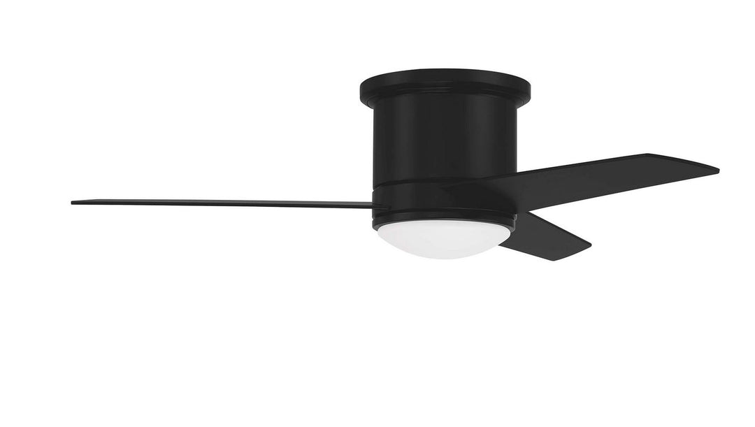 Craftmade Cole 44 CLE44FB3 Ceiling Fan 44 - Flat Black, Flat Black/Greywood/