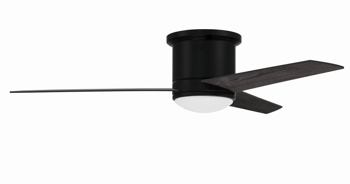 Craftmade Cole 52 CLE52FB3 Ceiling Fan 52 - Flat Black, Flat Black/Greywood/