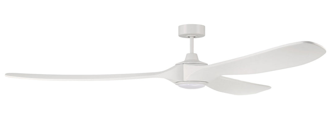 Craftmade Envy 84 EVY84W3 Ceiling Fan 84 - White, White/White/