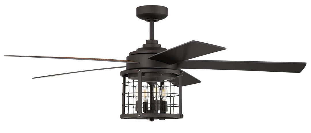 Craftmade Nicolas NIC56ESP5 Ceiling Fan 56 - Espresso, Espresso/Mesquite/