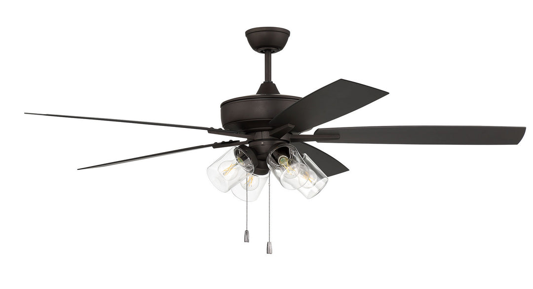 Craftmade Outdoor Super Pro 104 OS104ESP5 Ceiling Fan 60 - Espresso, Espresso/Espresso/