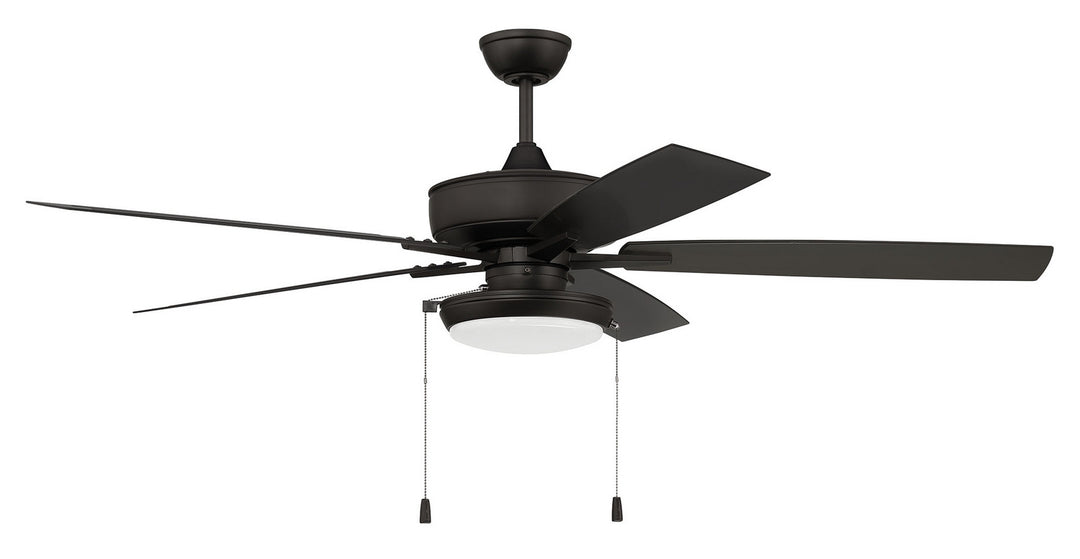 Craftmade Outdoor Super Pro 119 OS119FB5 Ceiling Fan 60 - Flat Black, Flat Black/Flat Black/