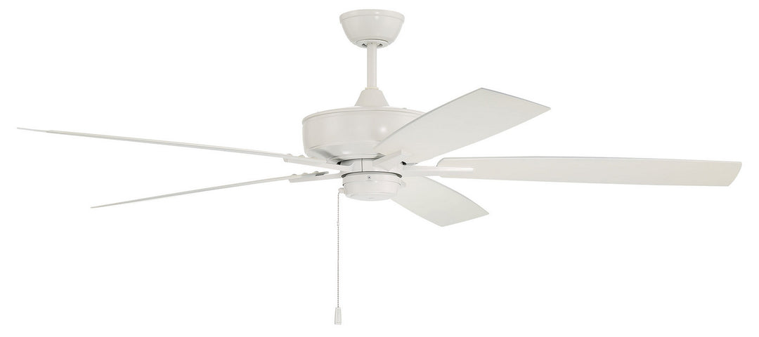 Craftmade Outdoor Super Pro 60 OS60W5 Ceiling Fan 60 - White, White/White/