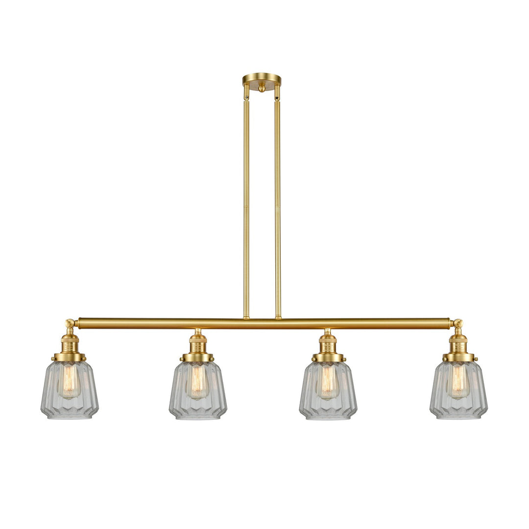 Innovations Franklin Restoration 214-SG-G142 Pendant Light - Satin Gold