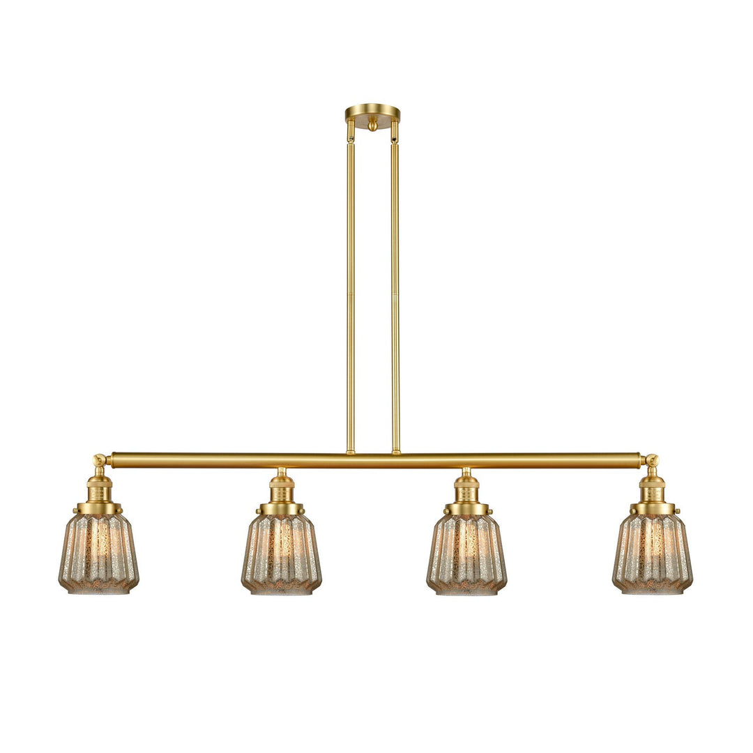 Innovations Franklin Restoration 214-SG-G146 Pendant Light - Satin Gold