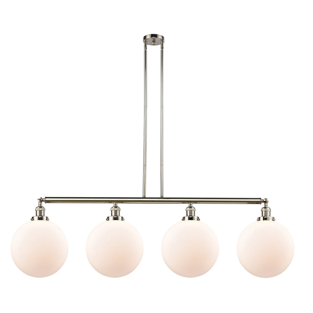 Innovations Franklin Restoration 214-PN-G201-12 Pendant Light - Polished Nickel
