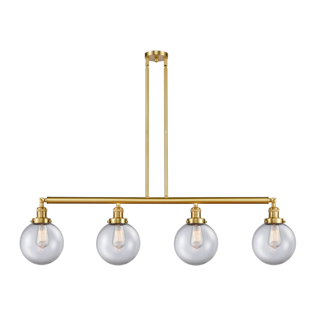 Innovations Franklin Restoration 214-SG-G202-8-LED Pendant Light - Satin Gold