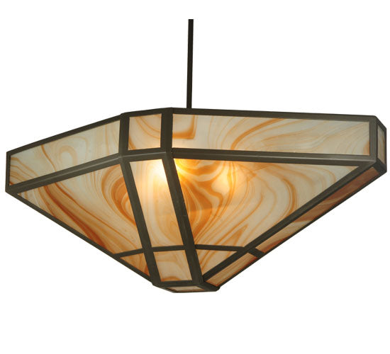 Meyda Tiffany Geometric 123896 Pendant Light - Timeless Bronze