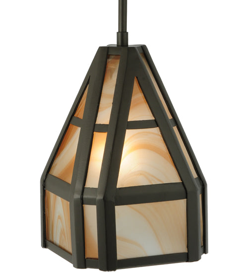Meyda Tiffany Geometric 123897 Pendant Light - Timeless Bronze