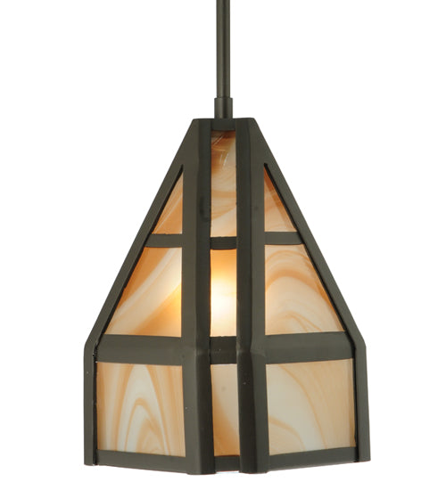 Meyda Tiffany Geometric 123897 Pendant Light - Timeless Bronze