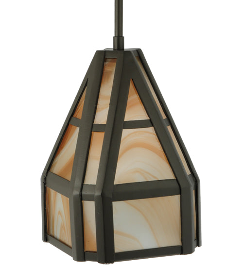 Meyda Tiffany Geometric 123897 Pendant Light - Timeless Bronze