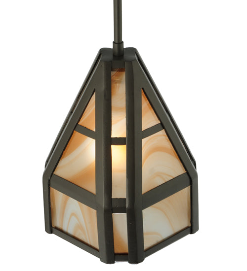 Meyda Tiffany Geometric 123897 Pendant Light - Timeless Bronze
