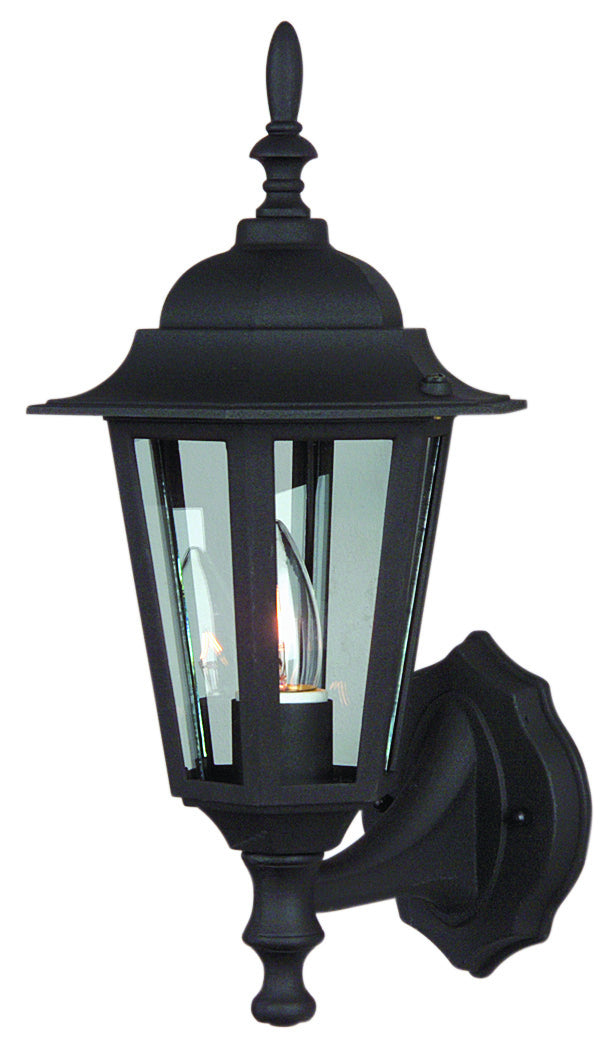 Craftmade Lighting Z150-TB  Straight Glass Cast Outdoor Textured Black