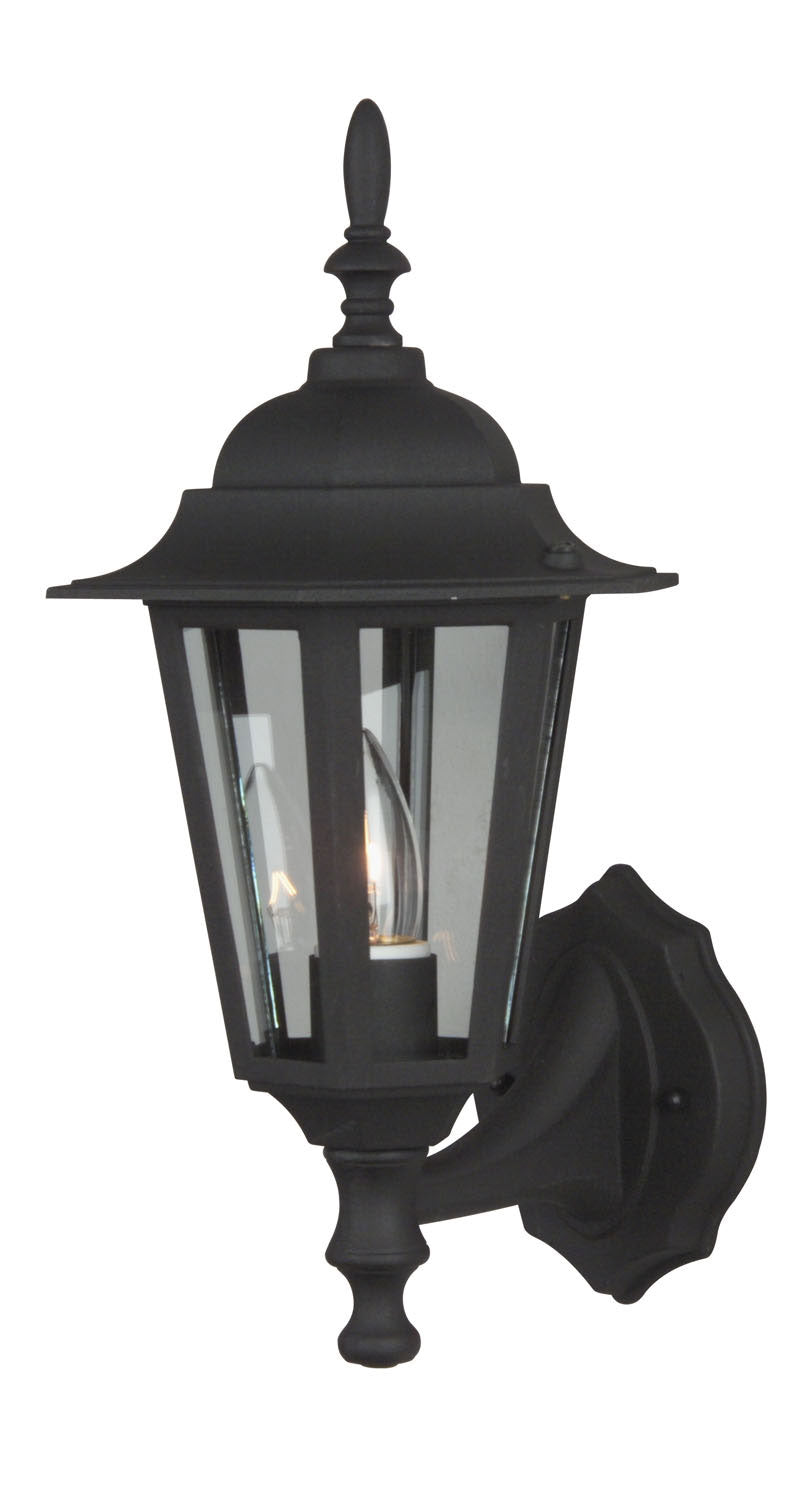 Craftmade Lighting Z150-TB  Straight Glass Cast Outdoor Textured Black