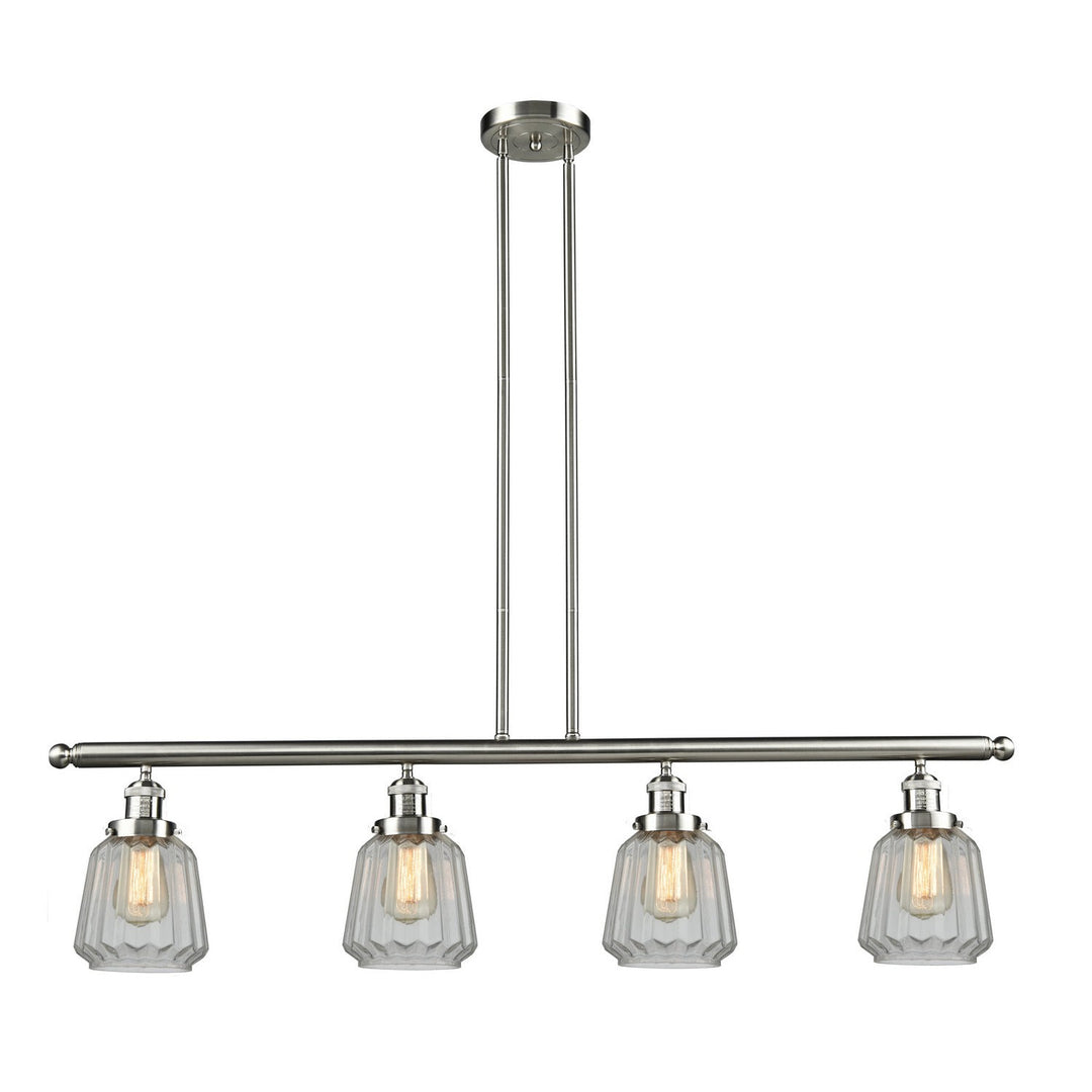 Innovations Franklin Restoration 214-SN-G142-LED Pendant Light - Brushed Satin Nickel