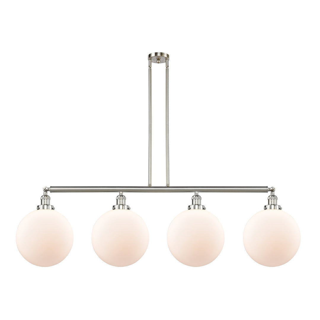 Innovations Franklin Restoration 214-SN-G201-12 Pendant Light - Brushed Satin Nickel