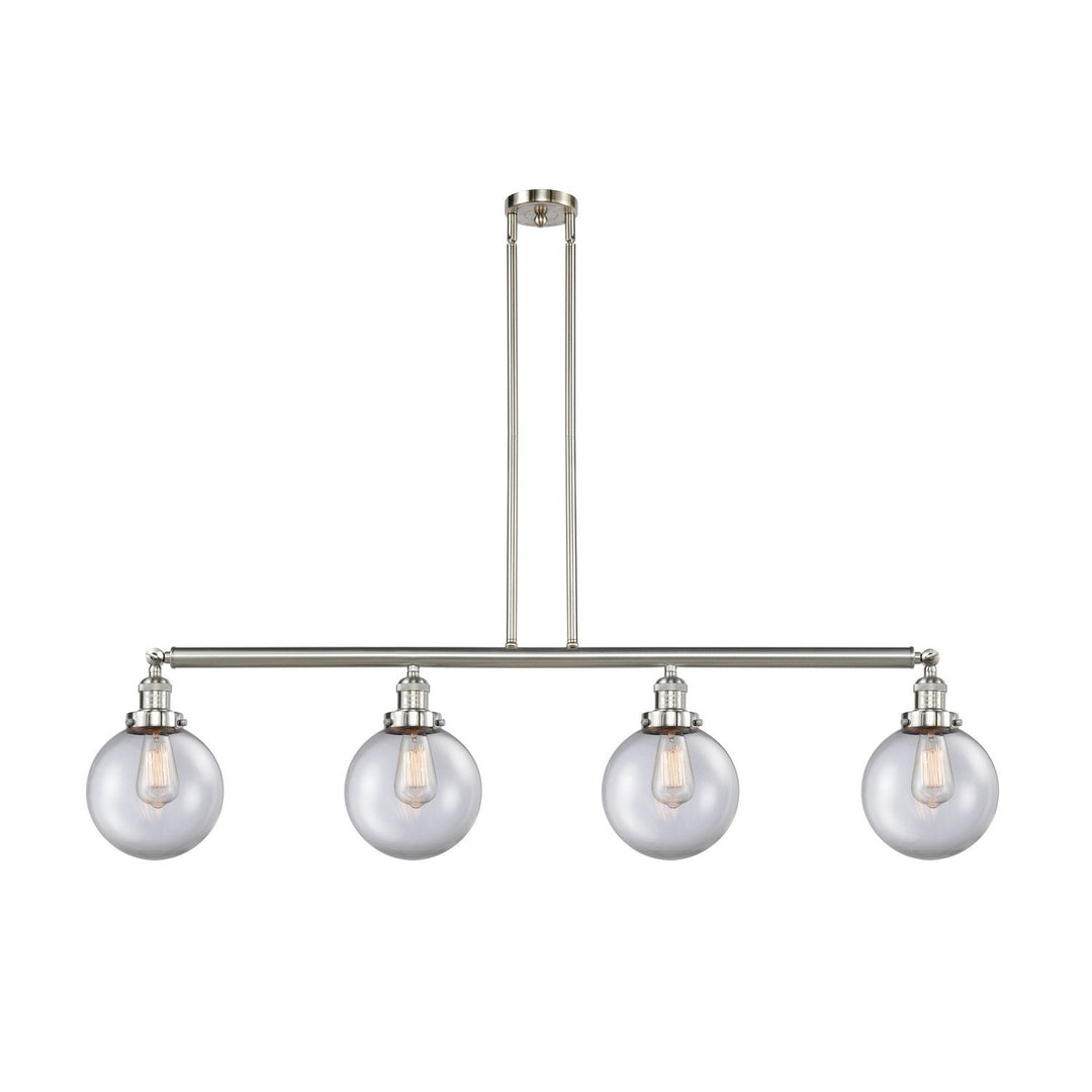 Innovations Franklin Restoration 214-SN-G202-8 Pendant Light - Brushed Satin Nickel