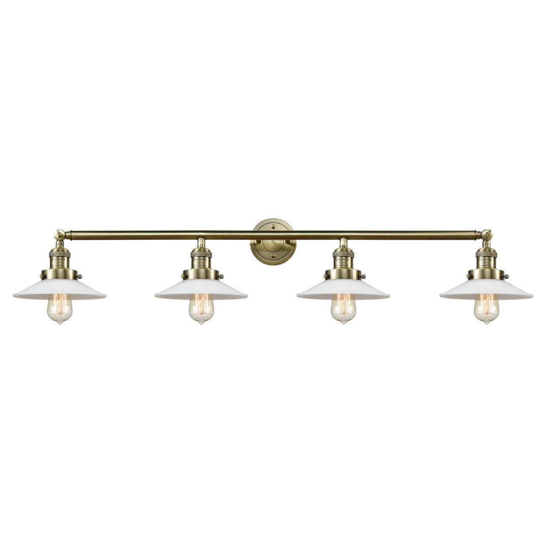 Innovations Franklin Restoration 215-AB-G1 Bath Vanity Light 45 in. wide - Antique Brass