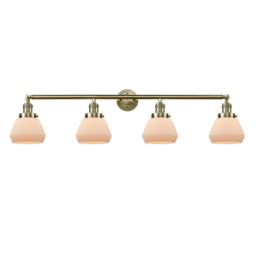 Innovations Franklin Restoration 215-AB-G171 Bath Vanity Light 43 in. wide - Antique Brass