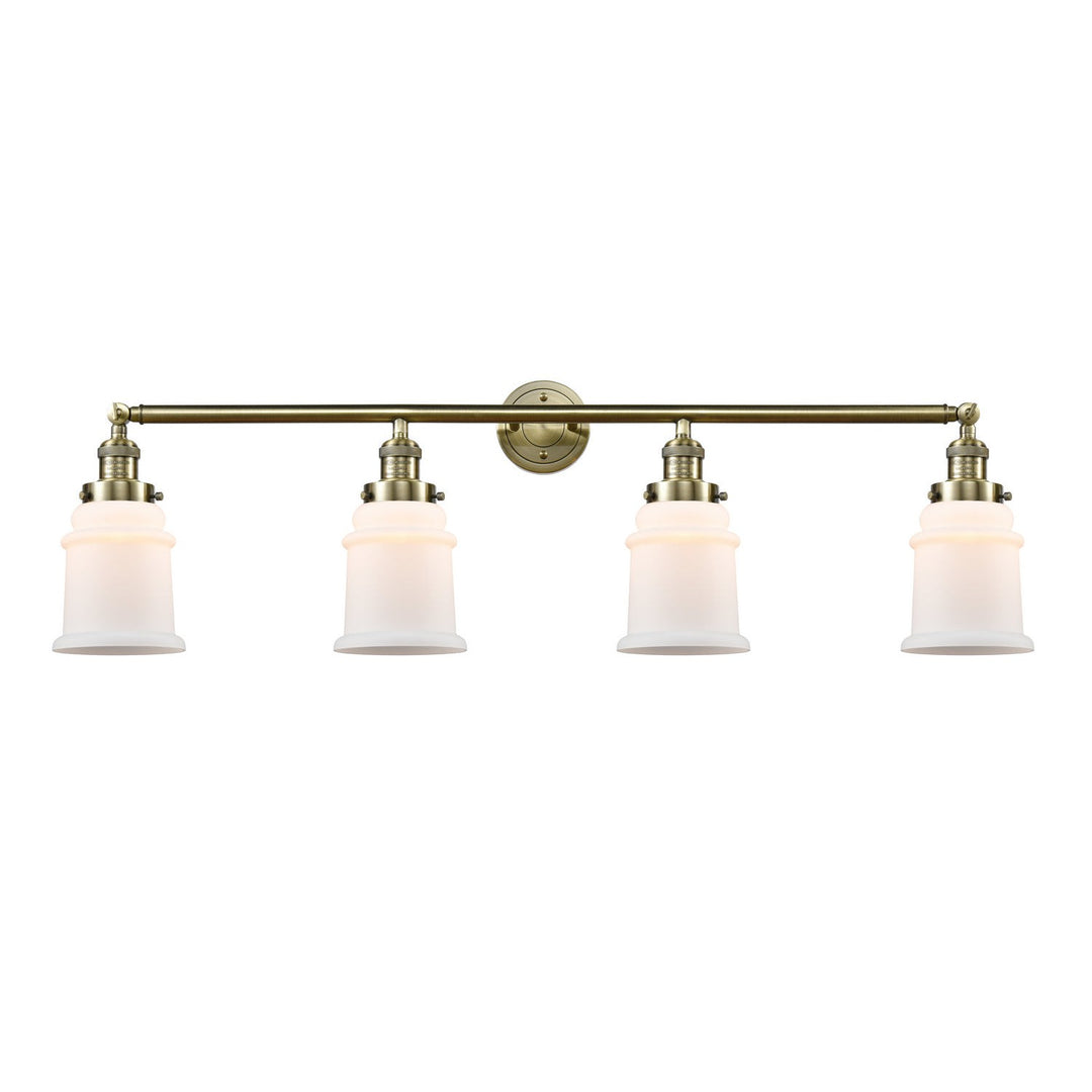 Innovations Franklin Restoration 215-AB-G181 Bath Vanity Light 42 in. wide - Antique Brass