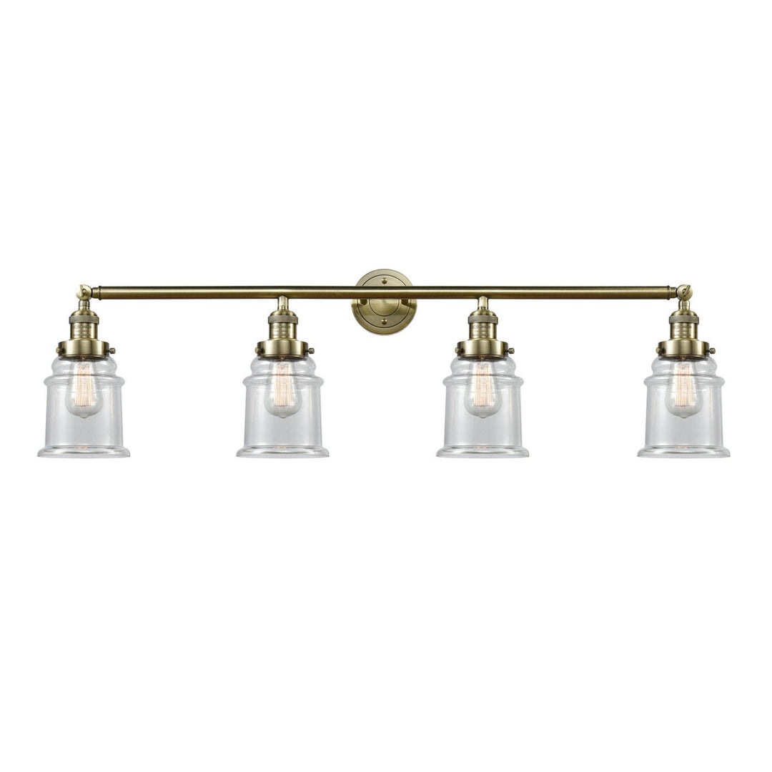 Innovations Franklin Restoration 215-AB-G182-LED Bath Vanity Light 42 in. wide - Antique Brass