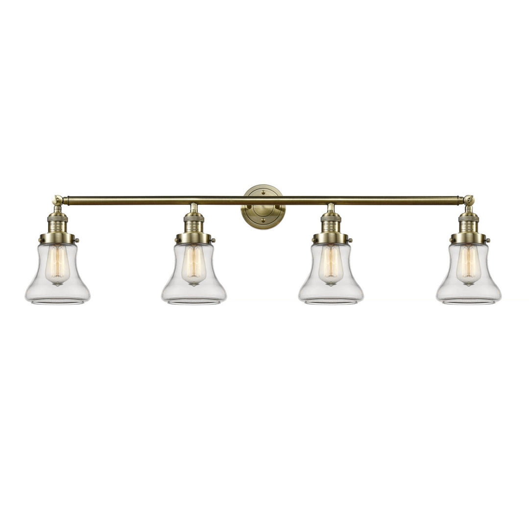 Innovations Franklin Restoration 215-AB-G192 Bath Vanity Light 43 in. wide - Antique Brass