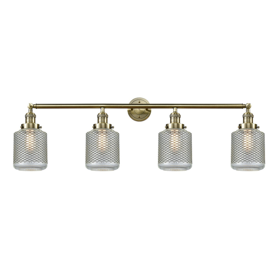 Innovations Franklin Restoration 215-AB-G262-LED Bath Vanity Light 44 in. wide - Antique Brass