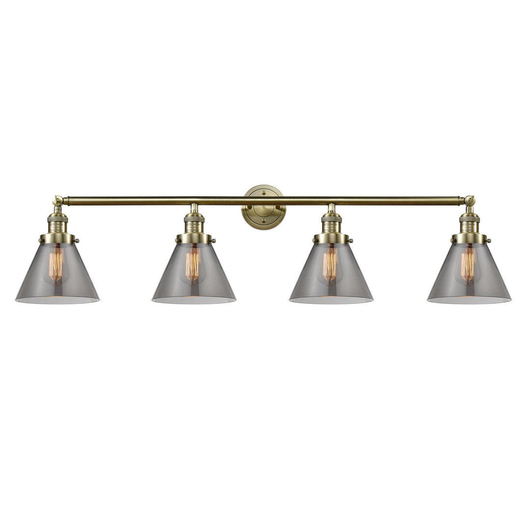 Innovations Franklin Restoration 215-AB-G43 Bath Vanity Light 44 in. wide - Antique Brass