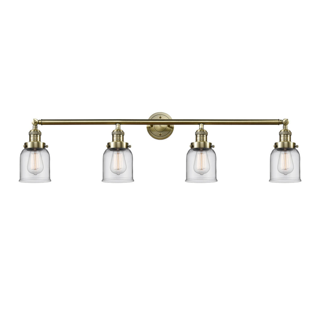 Innovations Franklin Restoration 215-AB-G52 Bath Vanity Light 42 in. wide - Antique Brass