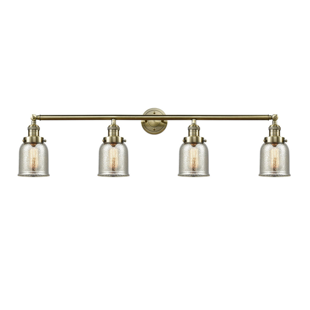 Innovations Franklin Restoration 215-AB-G58 Bath Vanity Light 43 in. wide - Antique Brass