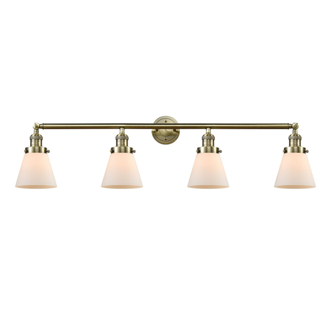 Innovations Franklin Restoration 215-AB-G61 Bath Vanity Light 43 in. wide - Antique Brass