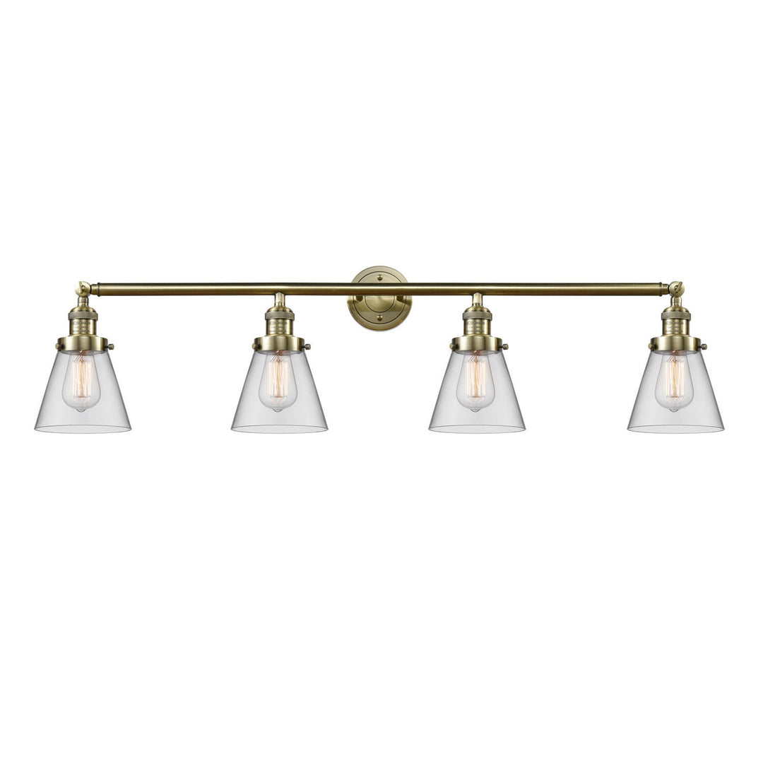 Innovations Franklin Restoration 215-AB-G62 Bath Vanity Light 43 in. wide - Antique Brass