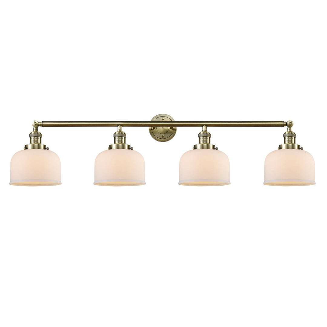 Innovations Franklin Restoration 215-AB-G71 Bath Vanity Light 44 in. wide - Antique Brass