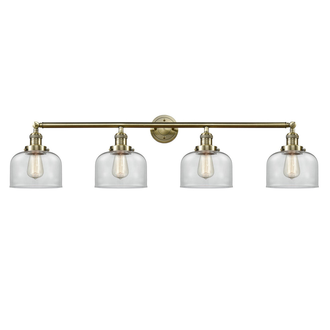 Innovations Franklin Restoration 215-AB-G72 Bath Vanity Light 44 in. wide - Antique Brass