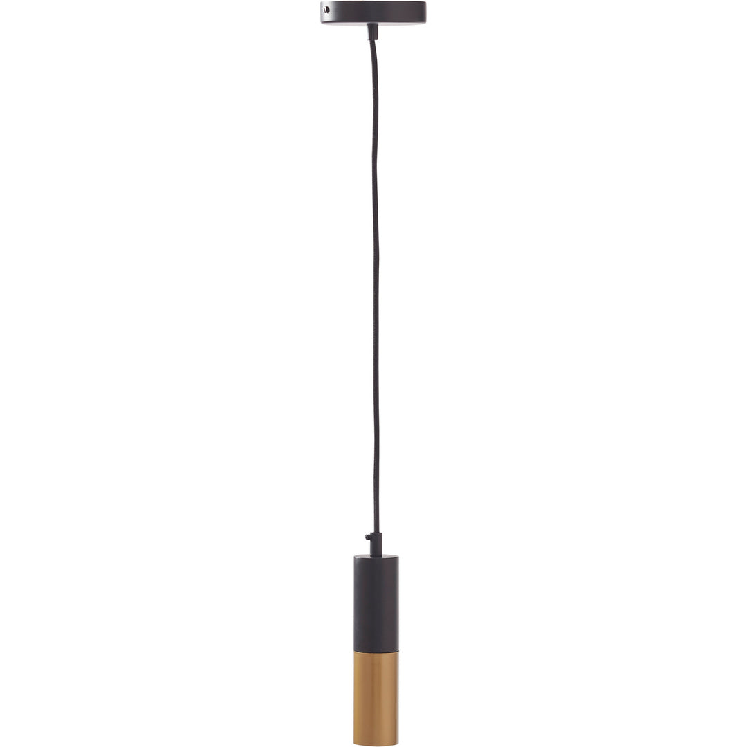 Renwil Kolding LPC4396 Pendant Light - Matte Black & Antique Brass