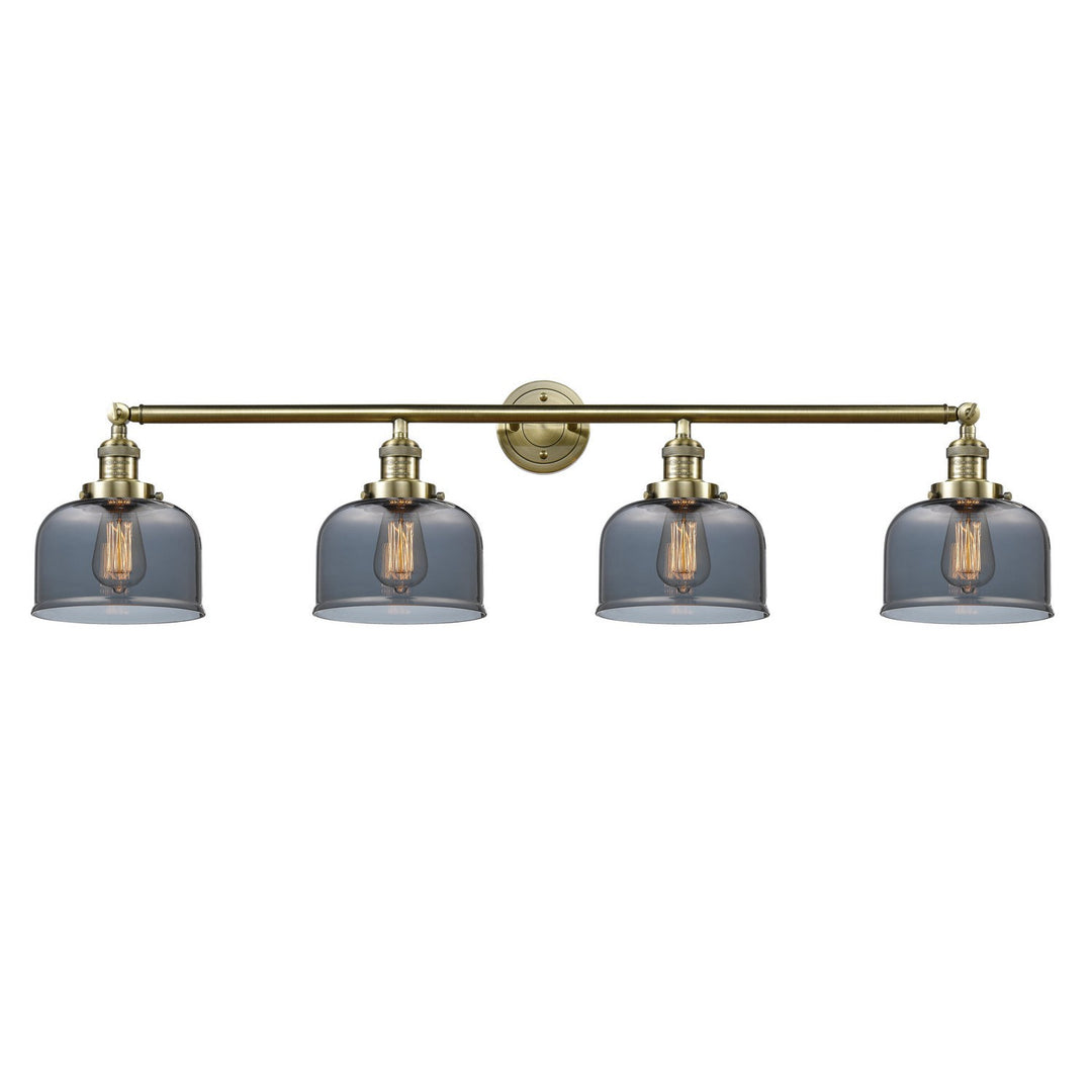 Innovations Franklin Restoration 215-AB-G73 Bath Vanity Light 44 in. wide - Antique Brass