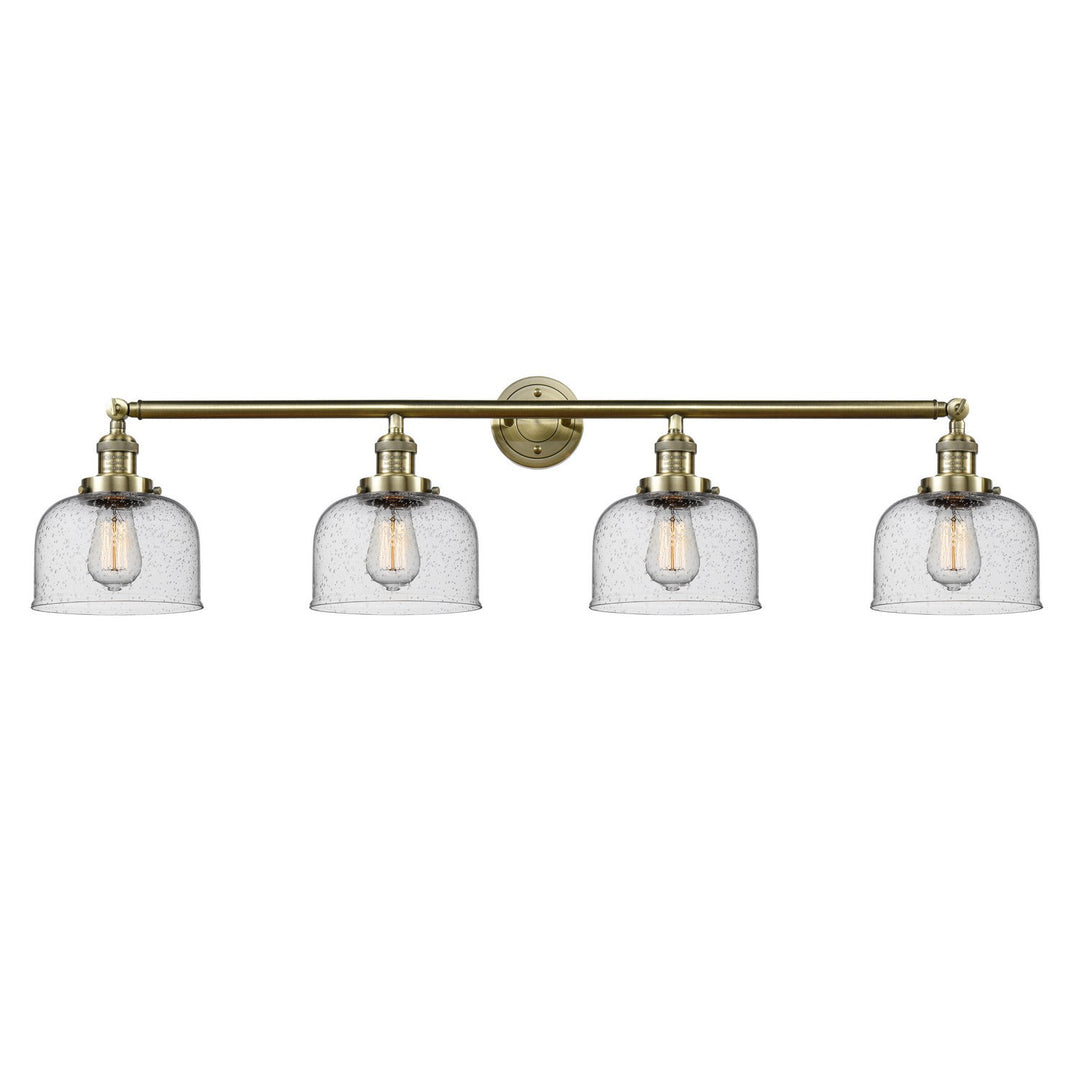 Innovations Franklin Restoration 215-AB-G74 Bath Vanity Light 44 in. wide - Antique Brass