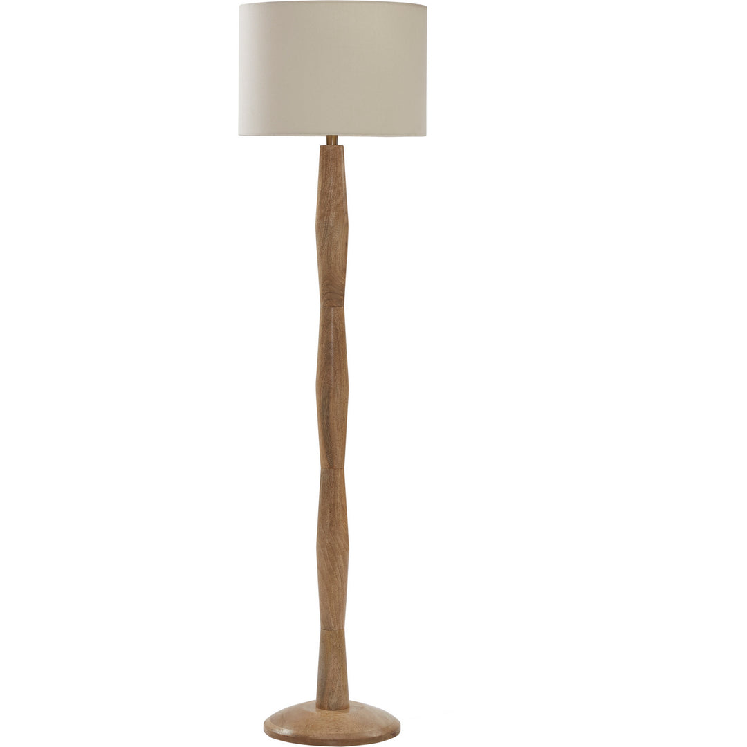 Renwil Lighting LPF3122 Connelly One Light Floor Lamp Lamp Wood/Stone/Naturals