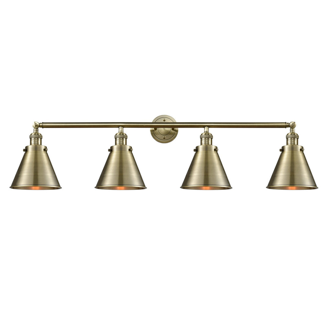 Innovations Franklin Restoration 215-AB-M13-AB Bath Vanity Light 44 in. wide - Antique Brass