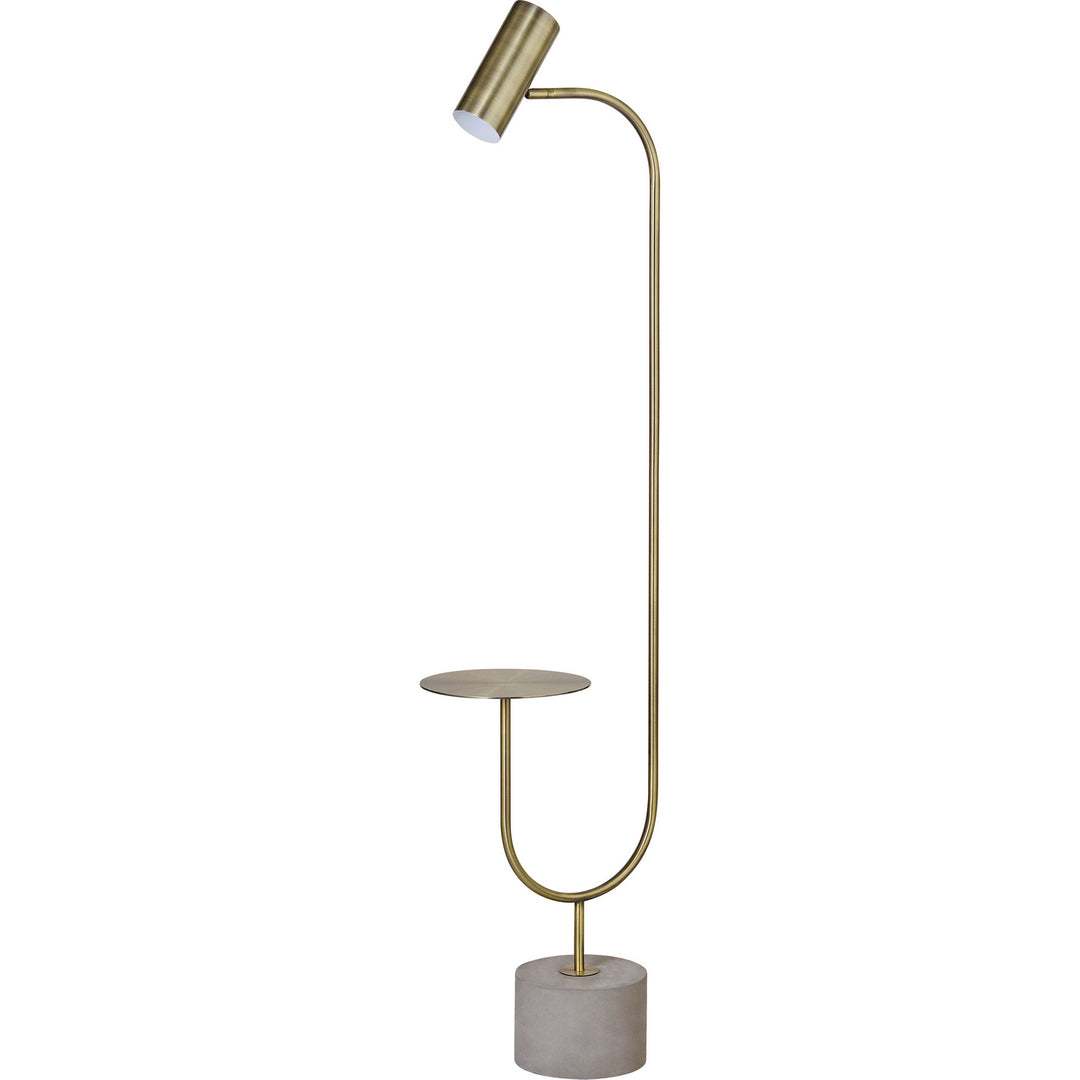 Renwil Lighting LPF3124 Tirana One Light Floor Lamp Lamp Brass - Antique