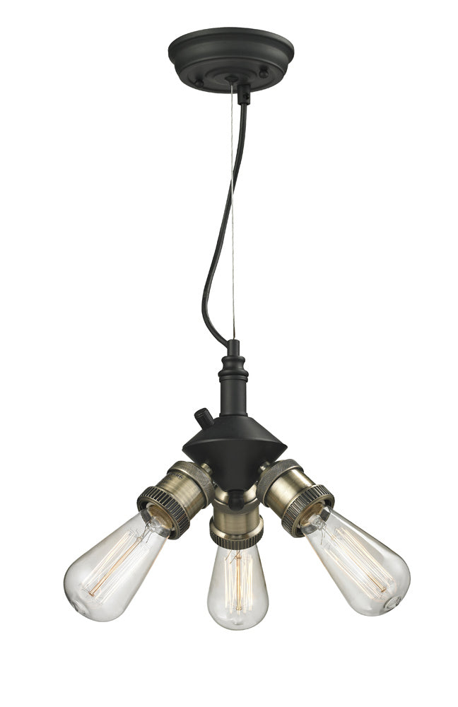 Innovations Franklin Restoration 209-BAB Pendant Light - Black Antique Brass