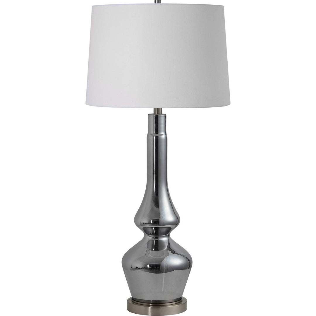 Renwil Lighting LPT1186 Bridgetown One Light Table Lamp Lamp Pewter, Nickel, Silver