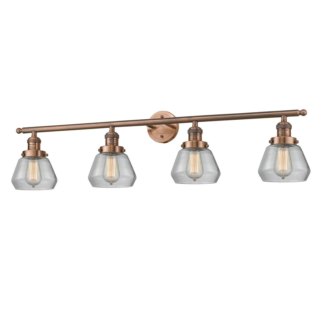 Innovations Franklin Restoration 215-AC-G172-LED Bath Vanity Light 43 in. wide - Antique Copper