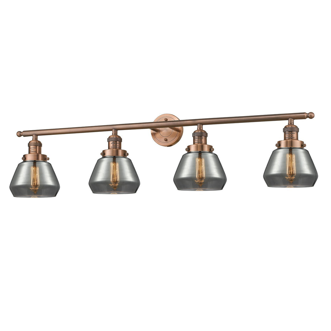 Innovations Franklin Restoration 215-AC-G173-LED Bath Vanity Light 43 in. wide - Antique Copper