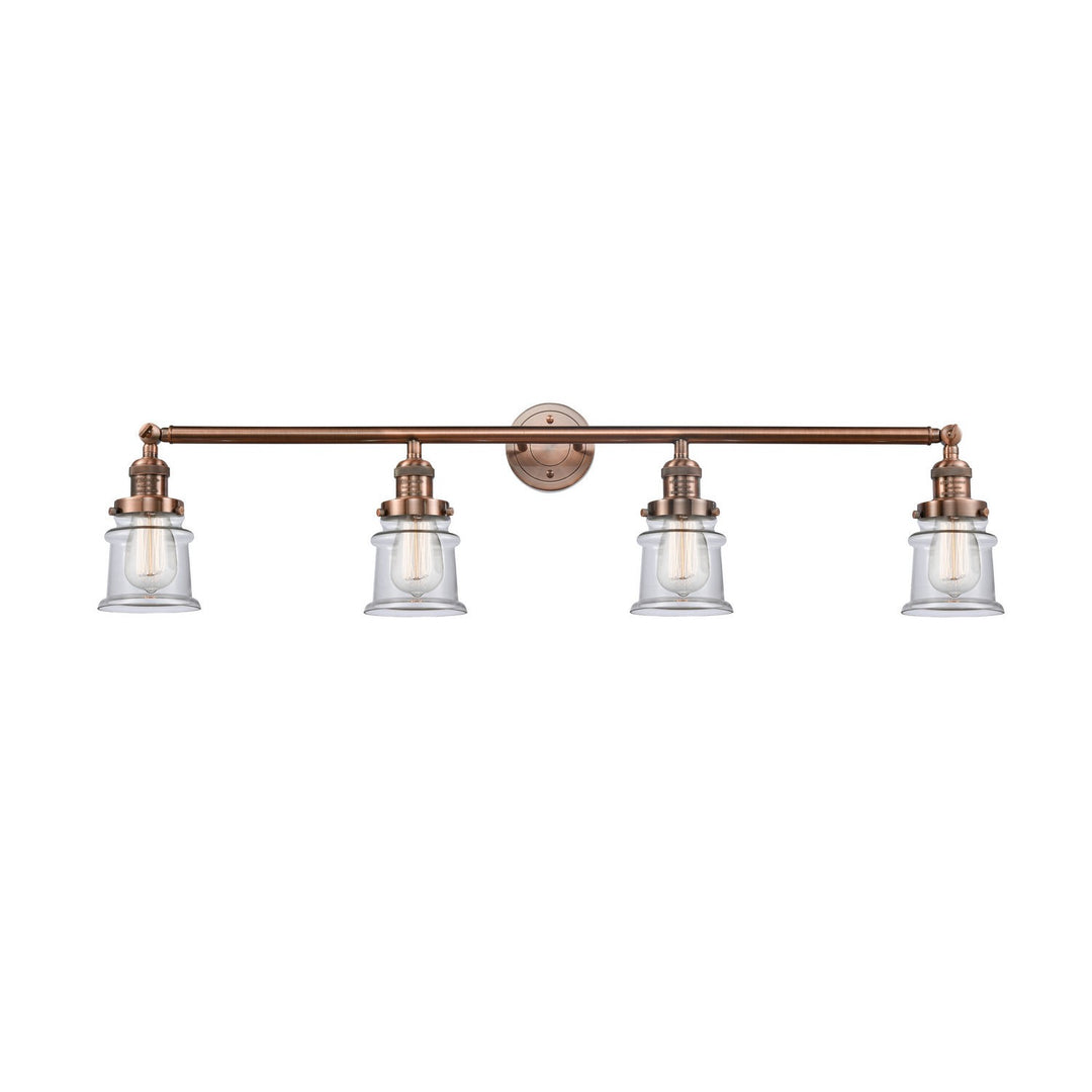 Innovations Franklin Restoration 215-AC-G182S-LED Bath Vanity Light 42 in. wide - Antique Copper